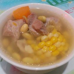 玉米毛豆骨頭湯