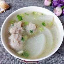 丸子白蘿卜湯