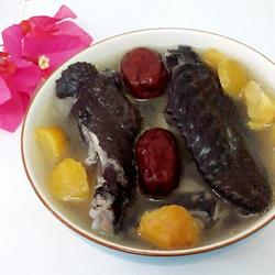 板栗烏雞湯