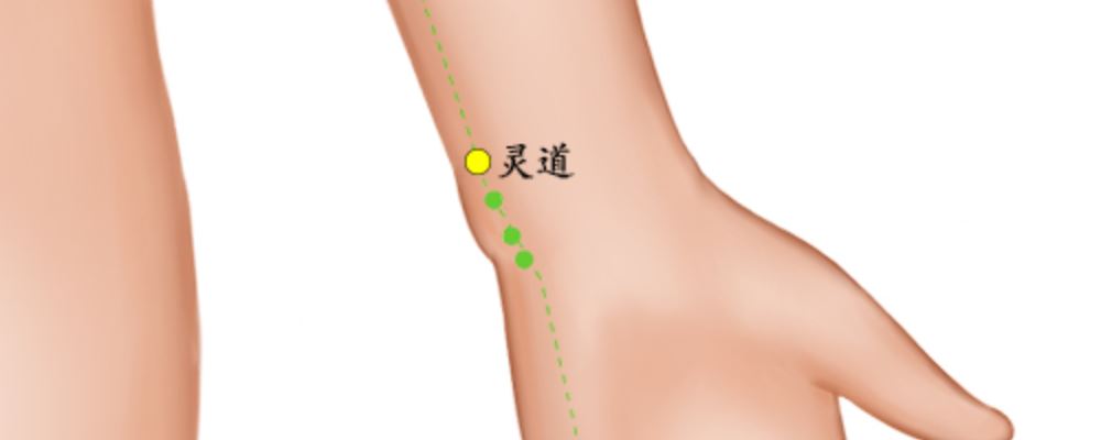 靈道穴穴位的準(zhǔn)確位置圖