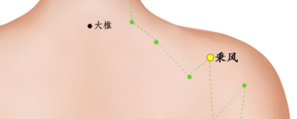 秉風穴穴位的準確位置圖 秉風穴作用