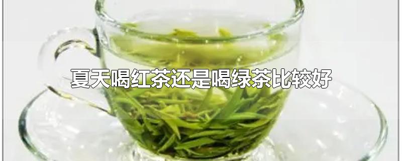 夏天喝紅茶還是喝綠茶比較好（夏天喝紅茶還是喝綠茶比較好一