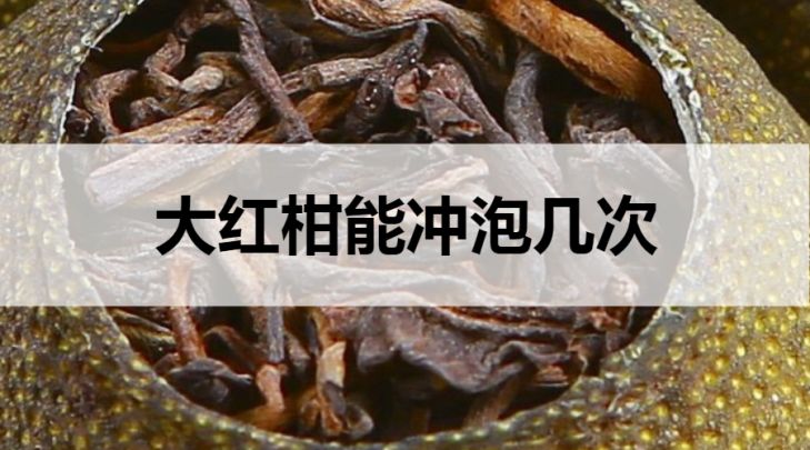 大紅柑普洱茶能夠沖泡幾次？