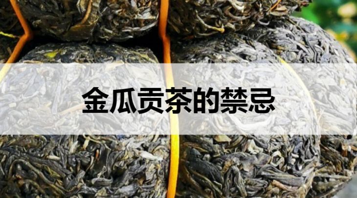 金瓜貢茶的禁忌有哪些？