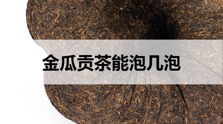 金瓜貢茶能泡幾泡？